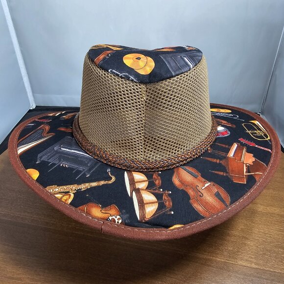 Cabana Breathable Wide Brim Sun Hat | American Hat Makers | Walnut NWT | RARE LE - Picture 5 of 13